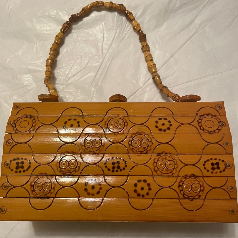 Vintage Rare Korean Bamboo Handbag..Very Delicate.